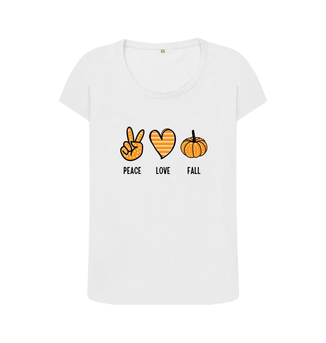 White Printed T-shirt Front