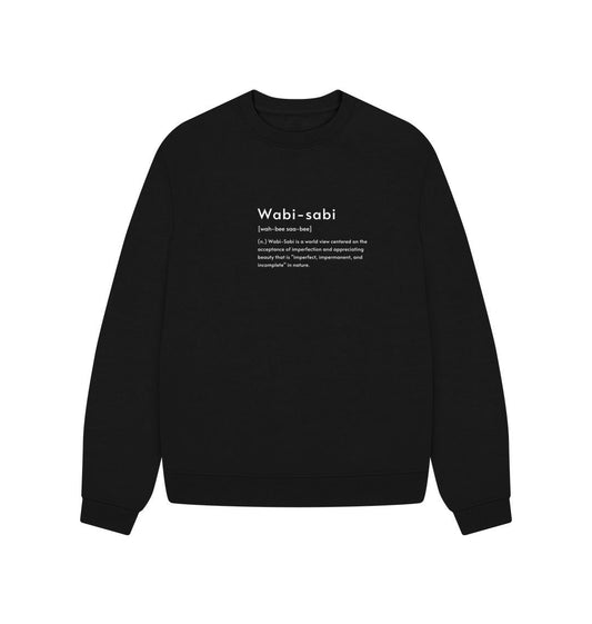 Black Women's Oversized Jumper
